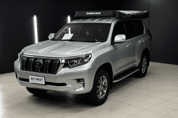 Silver Prado paint protection work by Sharkey auto detailing perth