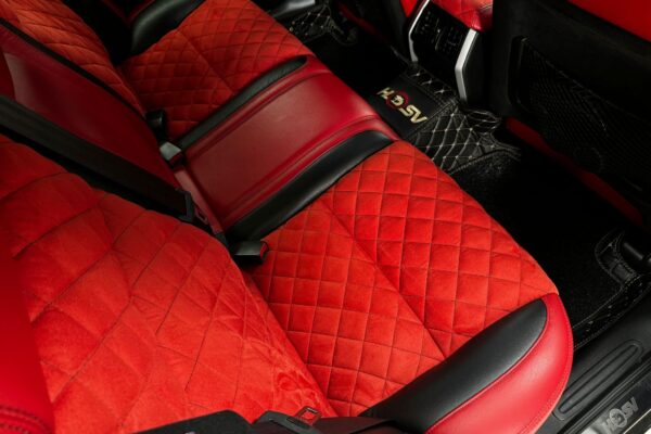 Red leather interior protection Perth by sharkey auto detailing
