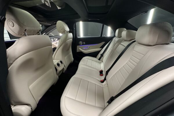 Back Interior view of a detailed car by sharkey auto detailing perth