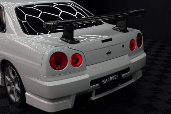 back view of nissan skyline detailing perth
