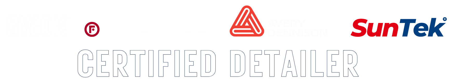 Certified detailer logos